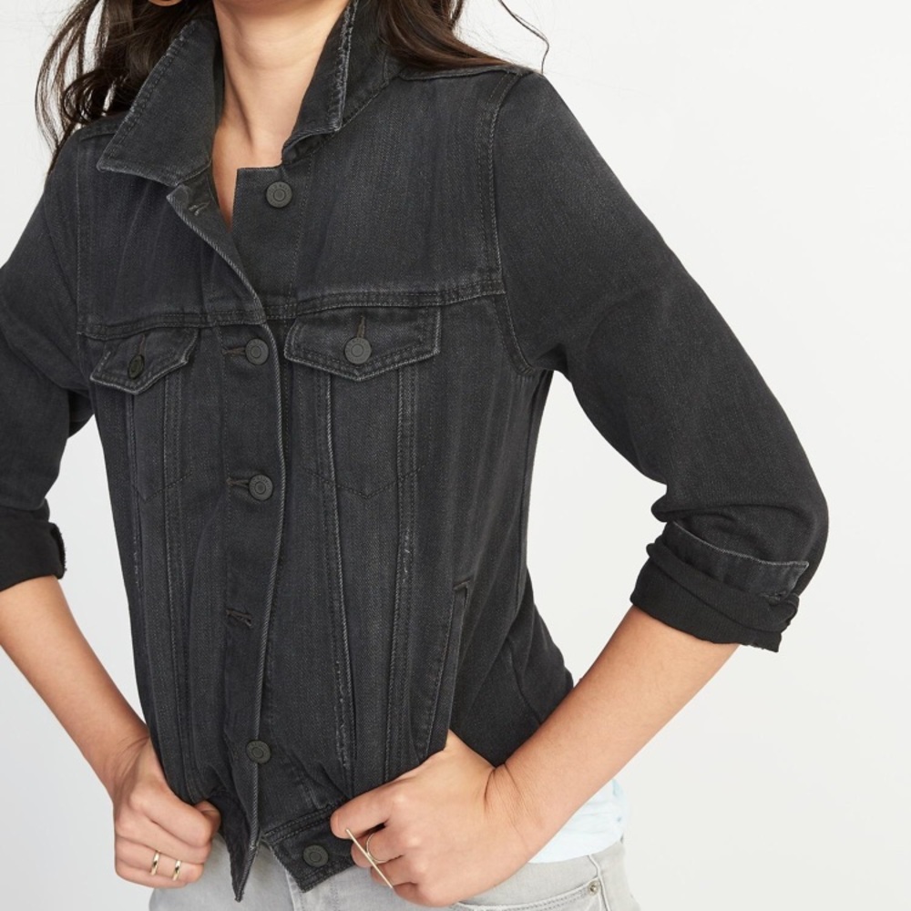 Old navy black denim jacket